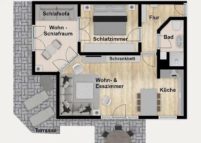 Zauber - Haus 3 Lampe Lejlighed *